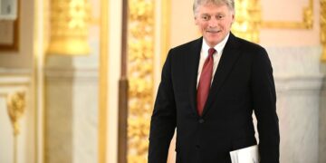 Peskovas įvardijo Kremliaus sąlygą karui Ukrainoje nutraukti